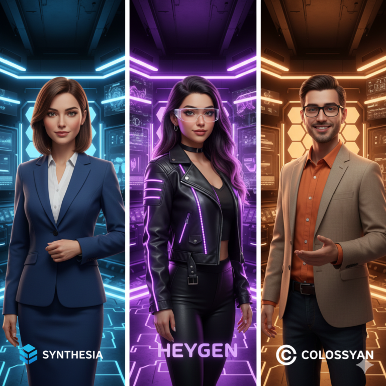 HeyGen vs Synthesia vs Colossyan comparison