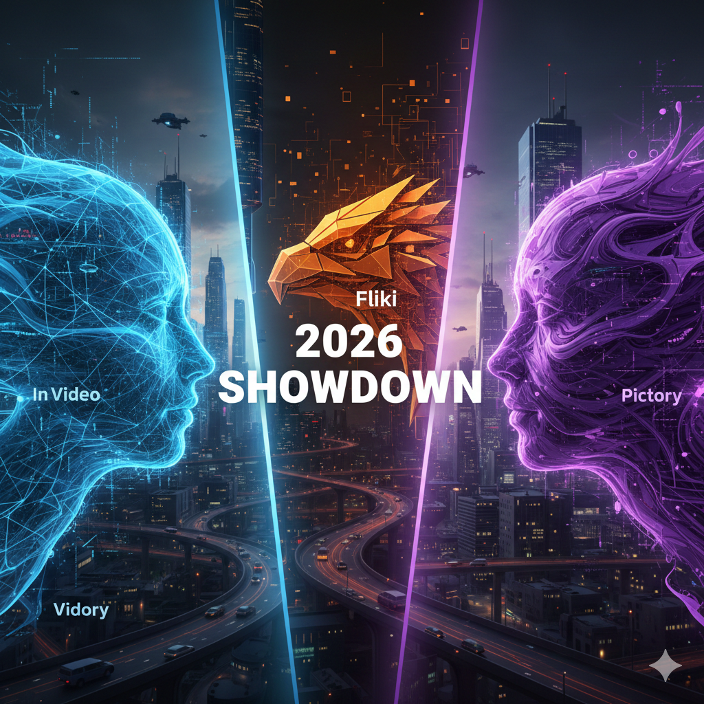 InVideo AI vs Fliki vs Pictory 2026 comparison review best text to video tools