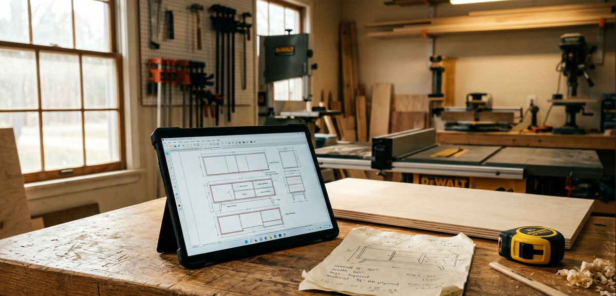 build furniture from a picture. reverse engineer furniture plans