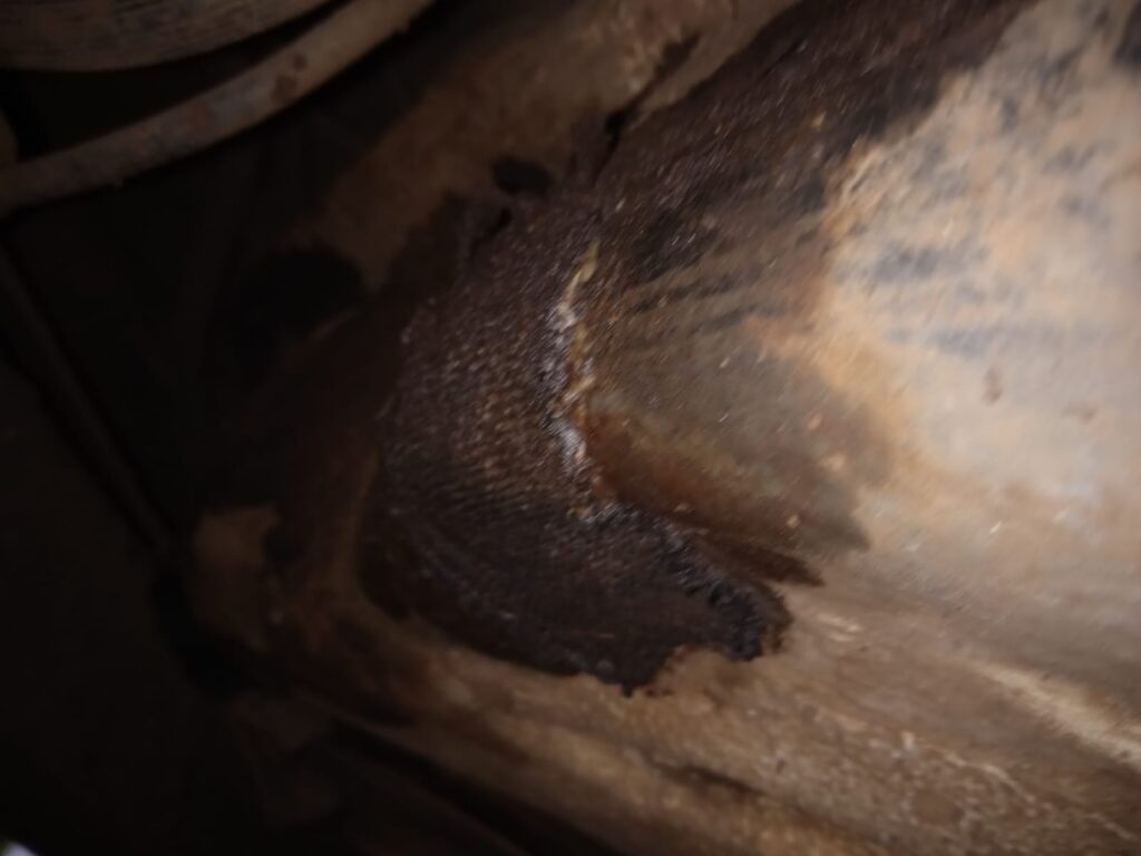 Gas Tank Repair Without Removal. photo after the rain. I rode in the mud